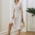 Womens Summer Dresses Boho V Neck Floral Print Short Sleeve Mini Dress Cute Smocked Waist Short Dress