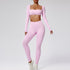 High-waist Quick-drying Running Sports Workout Clothes Two-piece Set