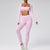 High-waist Quick-drying Running Sports Workout Clothes Two-piece Set