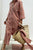 Striped Shirt Dress With Belt Fashion Half-sleeved Lapel Button Cardigan Dresses Women's Clothing