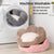 MEWOOFUN Cat Bed And Small Dog Bed, Fluffy Dog Bed Washable Cat Couch Bed, Cute Cat Bed For Indoor Cats, Flower Cat Sofa Bed With Non Slip Bottom, Pet Bed For Puppy And Kitten Grey, 23