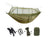 Outdoor Parachute Cloth Hammock Couble with Mosquito Net Light Portable Army Green Insect-proof Camping Aerial Tent