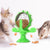 Cat Self-Healing Toy Leaks Food Spinning Windmill
