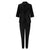 Women's Solid Color Long Sleeve Suit Set - Stylish Notch Lapel Blazer With Pockets & Drawstring Waist Pants, Spring&Fall Business Casual Outfit