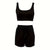 Women's Solid Color Casual Fashion Camisole Vest Shorts Set