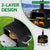 Black Bottom With Folding Table Legs Pizza Oven Square With Chimney Iron Carbon Oven