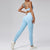 High-waist Quick-drying Running Sports Workout Clothes Two-piece Set