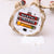 Halloween Three candles skeletons decoration