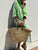 Striped Shirt Dress With Belt Fashion Half-sleeved Lapel Button Cardigan Dresses Women's Clothing