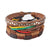 Leather Bracelet Men Multilayer Bead Bracelet Punk Wrap Bracelets for Women Vintage punk Men Jewelry