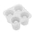 Silicone Ice Maker Mould Bar Party Drink Ice Tray Cool Shape Ice Cube Freeze Mold 4-Cup Ice Mold Cup