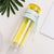 Glass Water Bottle With Tea Infuser Filter Tea Separation Double Wall Glass Bottle Leakproof Water Bottle