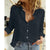 Lapel Long Sleeve Shirt Fashion Solid Color Button Top Women's Clothing