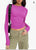 Women's Clothing Fashion Slim Long-sleeved Pullovers Tops Solid Causal Fit Shirts