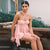 Ins Halter Neck Backless Dress Summer Sexy Printed Irregular Mesh Short Dresses For Evening Party Club Women's Clothing