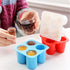 Silicone Ice Maker Mould Bar Party Drink Ice Tray Cool Shape Ice Cube Freeze Mold 4-Cup Ice Mold Cup