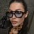 Ins Big Frame Leopard Sunglasses Summer Sunshade Beach Vacation Glasses