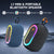JYX L1Black Portable Bluetooth Speaker & Mini Wireless Speaker With DJ Lights Rich Stereo Bass Aux & IPX7 Waterproof Outdoor Speaker