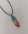 Hot Selling Stone Crystal Pillar Tree Of Life Pendant Ins Fashion Necklace