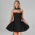 Sexy Tube Top Dress With Back Zipper Design Ins Fashion Short Dress For Party Clothing Women