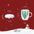 Double Heat Resistant Glass Coffee Cup Christmas Tree With Handle And Lid Milk Water Cup Cute Household Breakfast Whiskey Mug