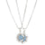 2pcs Necklace Sun And Moon Magnetic Pendant Clavicle Chain Necklace For Couple Lovers