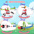 4 In 1 Water Sprinklers T Ball Set For Kids And Toddlers, Baseball Sprinkler For Backyard Helicopter Toy Outdoor Game, Attaches To Garden Hose Summer Yard Pool Water Toy