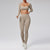 High-waist Quick-drying Running Sports Workout Clothes Two-piece Set