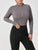 Fashion Long Sleeve Zipper Jumpsuit Seamless Slimming Shapewear For Women Romper