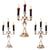 Halloween Three candles skeletons decoration