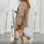 Women's Solid Color Long Sleeve Suit Set - Stylish Notch Lapel Blazer With Pockets & Drawstring Waist Pants, Spring&Fall Business Casual Outfit