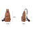 Casual Fashion Men's USB Charging Chest Bag