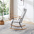 Modern Rocking Chairs Upholstered Chairs Comfortable Side Chairs For Children's Rooms, Bedrooms, Living Rooms