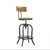 Adjustable Height Swivel Barstools WITH FIR WOOD