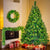 6 Feet Long Grass Green Christmas Tree, Big Branch Pine Tree, Pre-Installed Lighting Set With Tree & Garland & Garland, Artificial Christmas With Pine Cone, Articulated Christmas Tree For Holiday Part