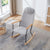 Modern Rocking Chairs Upholstered Chairs Comfortable Side Chairs For Children's Rooms, Bedrooms, Living Rooms
