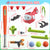 4 In 1 Water Sprinklers T Ball Set For Kids And Toddlers, Baseball Sprinkler For Backyard Helicopter Toy Outdoor Game, Attaches To Garden Hose Summer Yard Pool Water Toy