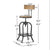 Adjustable Height Swivel Barstools WITH FIR WOOD