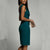 Summer V-neck Sleeveless Split Dress Fashion Slim High Waist Party Club Clothing For Women