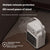 1200W 2 In 1 Efficient Room Heater Humidifying Table Heater Overheating Protections Heater Indoor Heater Suitable For Offices