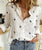Lapel Long Sleeve Shirt Fashion Solid Color Button Top Women's Clothing