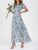 Flowers Print Short Sleeve Dress Summer Fashion Ruffle Beach Dresses Women's Clothing
