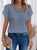 Summer Hollow Out Short-sleeved T-shirt Fashion Ethnic Style Tops Women's Clothing