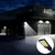 LED Solar Motion Sensor Light Bright Garden Outdoor Street Wall Lamp Solar Wall Lamp Lights Outdoor Road Lamp For Garden, Yard, Garage, Path