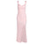 Slim Sleeveless Slit Dress With Back Tie Design Fashion Temperament Dresses For Women Clothing