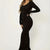 Ladies' Classic Slim Fit Solid Color Hip Hugging Dress