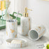 Bathroom Marble Bathroom Wash Kit Ceramic