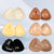 Double Sided Adhesive Sticky Bra Inserts Push Up Thick Sponge Breast Lift Pads Women Swimsuit Bikini Cup Enhancer