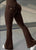 Yoga Fitness Flared Pants With Pockets Ins Fashion Slim High Waist Sports Trousers  Scrunch Butt Booty Workout Lifting Leggings