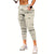Women's Cargo Jogger Pants Matching With Flap Pockets & Drawstring Waistband